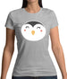 Smiley Face Penguin Womens T-Shirt