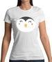 Smiley Face Penguin Womens T-Shirt