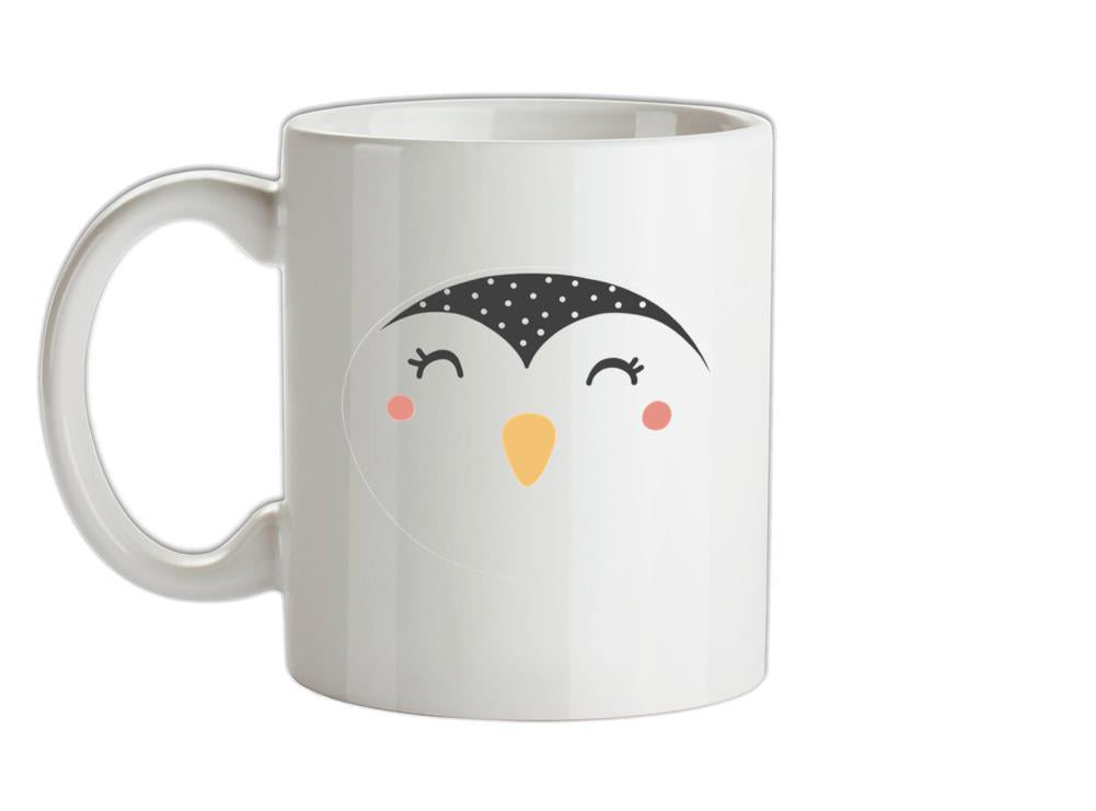 Smiley Face Penguin Ceramic Mug