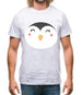 Smiley Face Penguin Mens T-Shirt