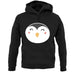 Smiley Face Penguin unisex hoodie