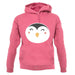 Smiley Face Penguin unisex hoodie