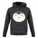 Smiley Face Penguin unisex hoodie