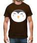 Smiley Face Penguin Mens T-Shirt