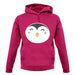 Smiley Face Penguin unisex hoodie