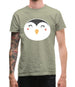 Smiley Face Penguin Mens T-Shirt