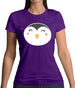 Smiley Face Penguin Womens T-Shirt