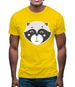 Smiley Face Racoon Mens T-Shirt