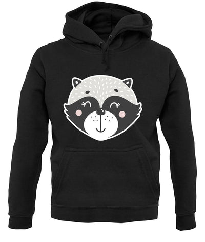 Smiley Face Racoon unisex hoodie