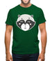 Smiley Face Racoon Mens T-Shirt