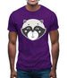 Smiley Face Racoon Mens T-Shirt