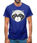 Smiley Face Racoon Mens T-Shirt