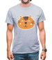 Smiley Face Tiger Mens T-Shirt