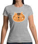 Smiley Face Tiger Womens T-Shirt