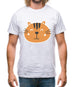 Smiley Face Tiger Mens T-Shirt