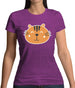 Smiley Face Tiger Womens T-Shirt