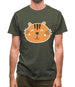 Smiley Face Tiger Mens T-Shirt