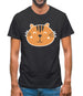 Smiley Face Tiger Mens T-Shirt