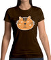 Smiley Face Tiger Womens T-Shirt