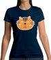 Smiley Face Tiger Womens T-Shirt