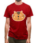 Smiley Face Tiger Mens T-Shirt