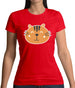 Smiley Face Tiger Womens T-Shirt