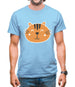 Smiley Face Tiger Mens T-Shirt