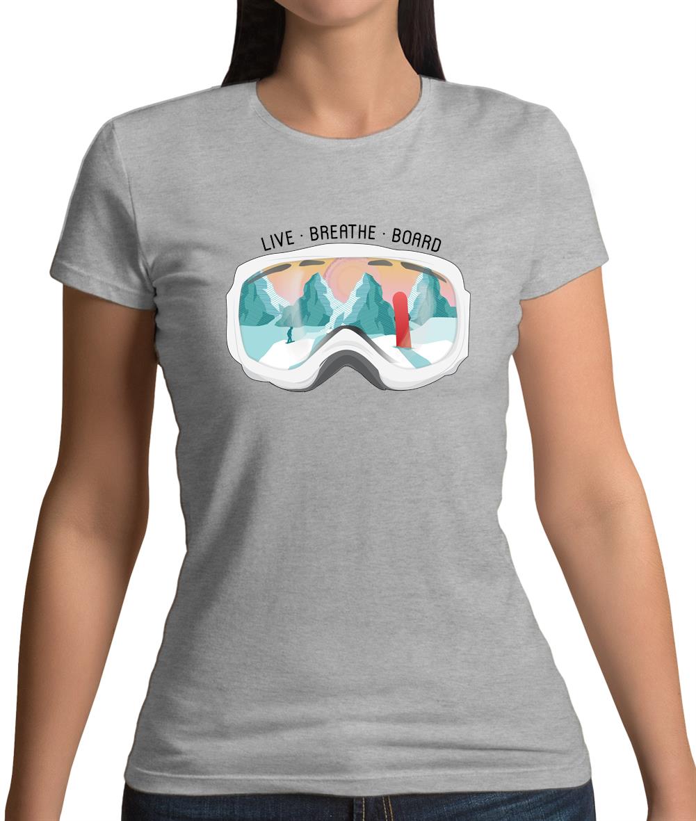 Snowgoggles - Snowboard Womens T-Shirt