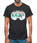 Snowgoggles - Snowboard Mens T-Shirt