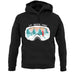 Snowgoggles - Snowboard unisex hoodie