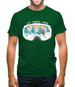 Snowgoggles - Snowboard Mens T-Shirt