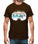 Snowgoggles - Snowboard Mens T-Shirt