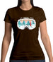 Snowgoggles - Snowboard Womens T-Shirt