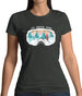 Snowgoggles - Snowboard Womens T-Shirt