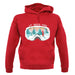 Snowgoggles - Snowboard unisex hoodie