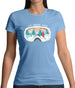 Snowgoggles - Snowboard Womens T-Shirt