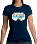 Snowgoggles - Snowboard Womens T-Shirt