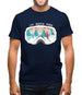 Snowgoggles - Snowboard Mens T-Shirt