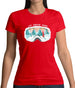 Snowgoggles - Snowboard Womens T-Shirt