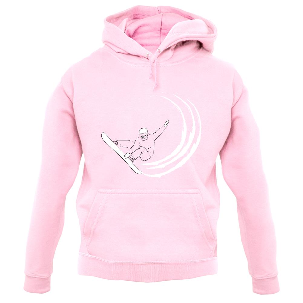 Snowboard Swoosh unisex hoodie