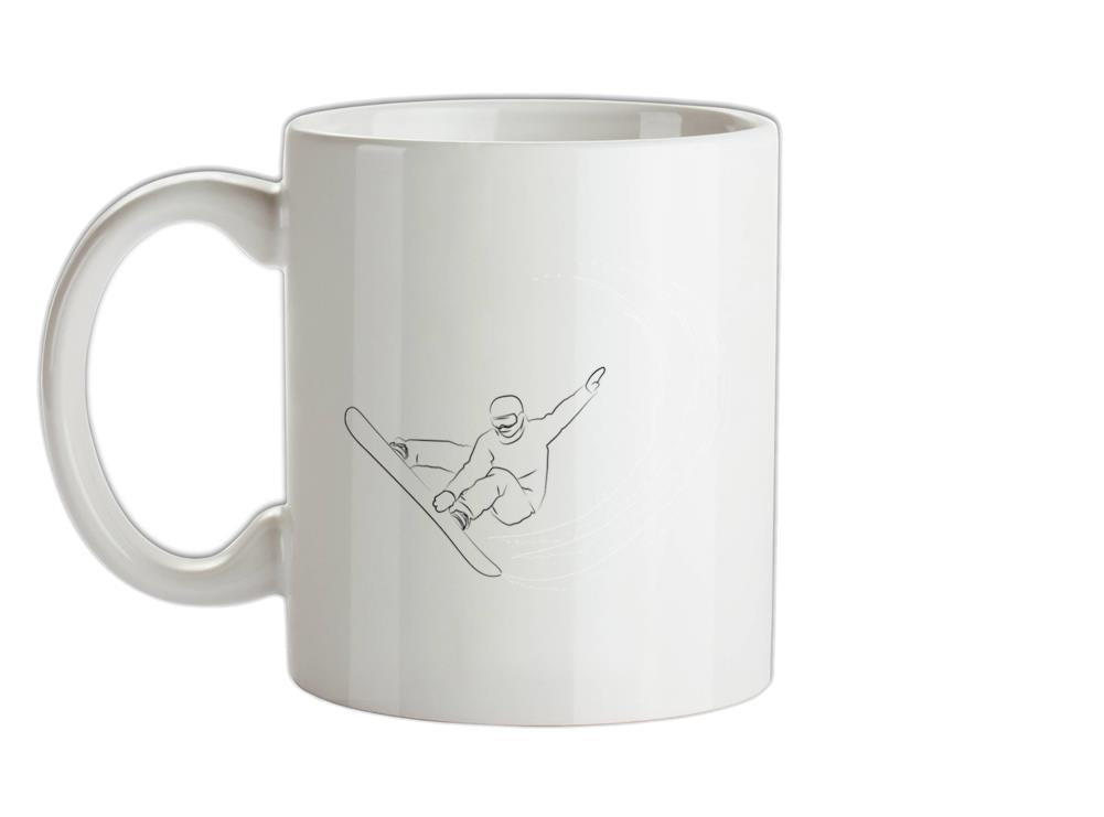 Snowboard Swoosh Ceramic Mug