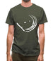 Snowboard Swoosh Mens T-Shirt