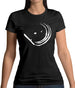 Snowboard Swoosh Womens T-Shirt