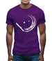 Snowboard Swoosh Mens T-Shirt