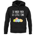 So Much Yarn, So Little Time unisex hoodie