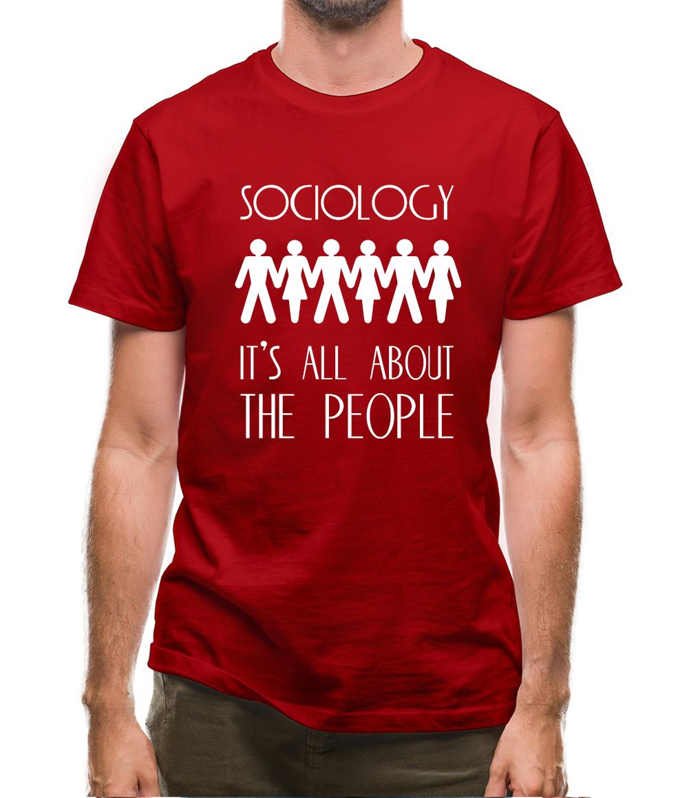 Sociology It's All About The People Mens T-Shirt