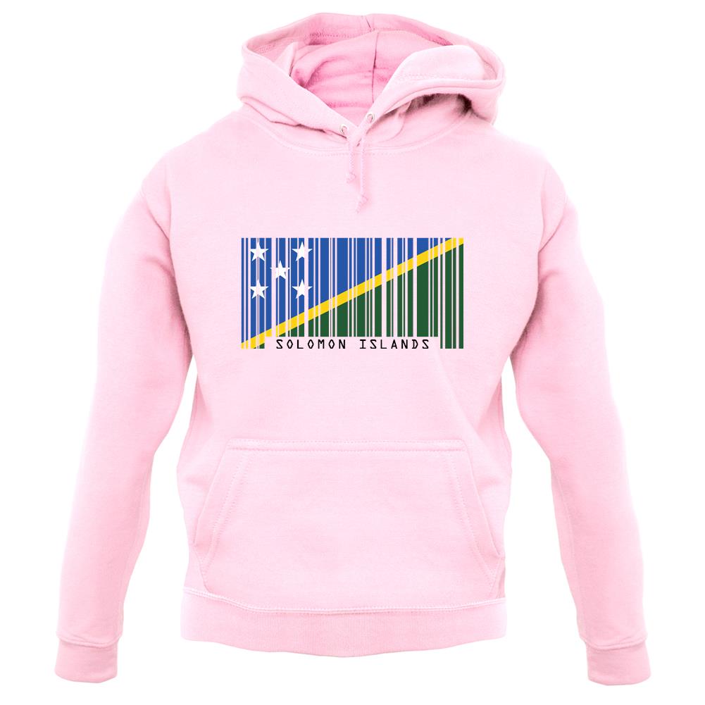 Solomon Islands  Barcode Style Flag unisex hoodie