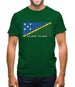 Solomon Islands  Barcode Style Flag Mens T-Shirt