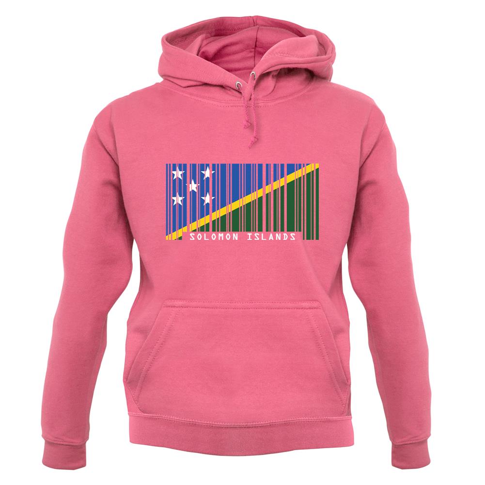 Solomon Islands  Barcode Style Flag unisex hoodie