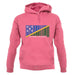 Solomon Islands  Barcode Style Flag unisex hoodie